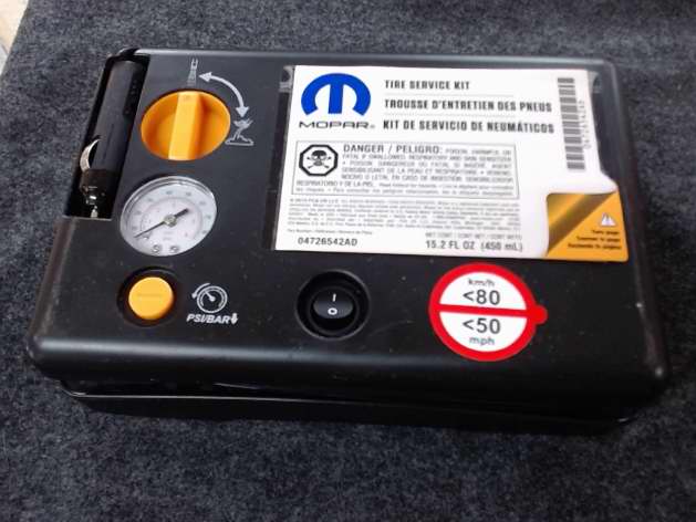 Mopar Tire Inflator Kit - Mopar (04726542AD) Tire Service Kit OEM