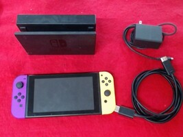 Nintendo Switch Console with Neon Purple/Neon OrangeJoy-Con Controller