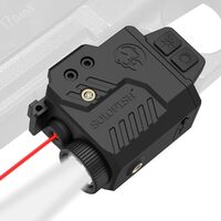 SOLOFISH 700 Lumens Pistol Light Laser Combo, Strobe & Memory Function for Red/B