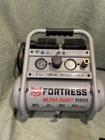 Fortress Ultraquiet Series Air Compressor, 2 Gal., 135 Psi, 1.2hp (Like New)