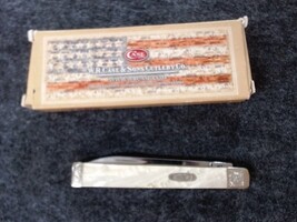  Case XX 9185 Abalone Scrolled Bolster Doctor Folding Pocket Knife